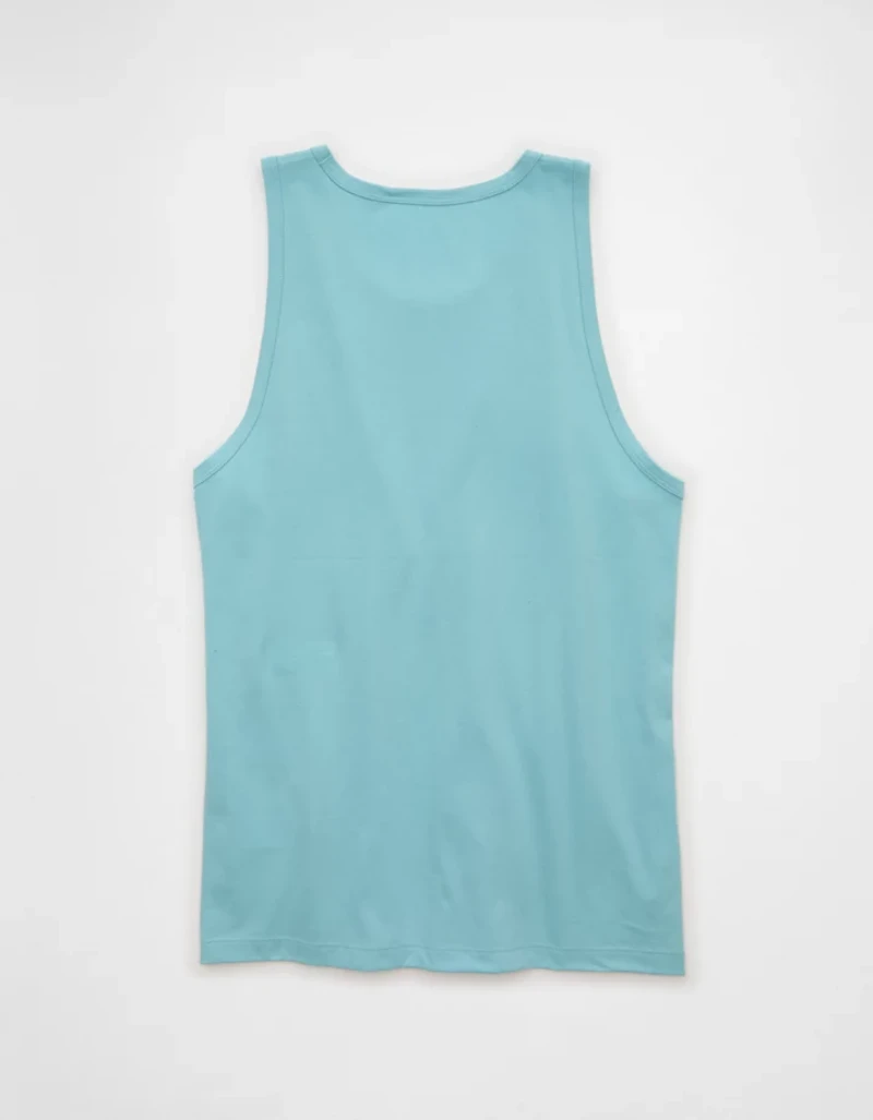 AE Standard Fit Lightweight Logo Graphic Tank Top