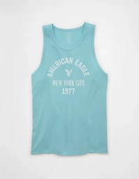 AE Standard Fit Lightweight Logo Graphic Tank Top
