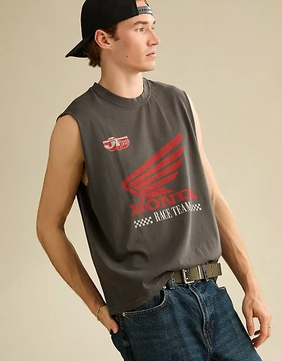 AE Boxy Honda Racing Graphic Tank Top