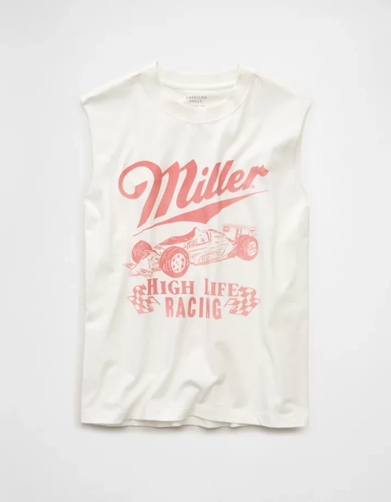 AE Boxy Miller Raching Graphic Tank Top