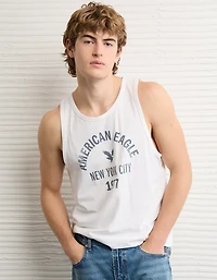 Débardeur léger de coupe standard à image et logo AE