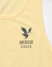 AE Standard Fit Lightweight Logo Graphic Tank Top