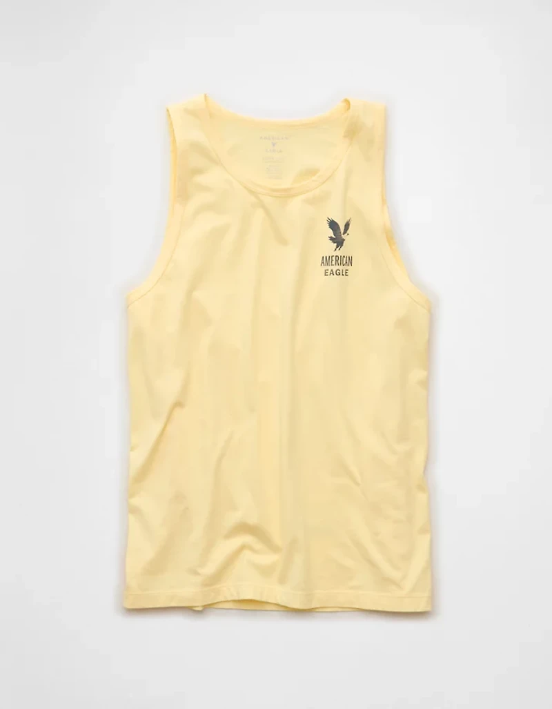 AE Standard Fit Lightweight Logo Graphic Tank Top