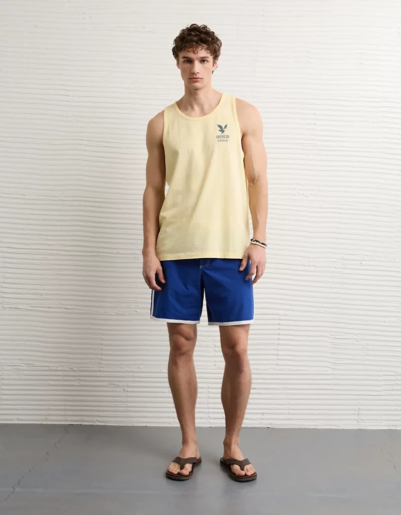 AE Standard Fit Lightweight Logo Graphic Tank Top