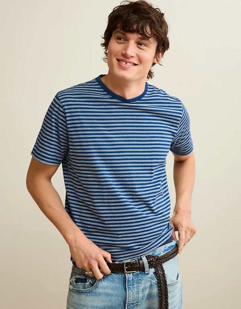 AE Standard Fit Indigo T-Shirt