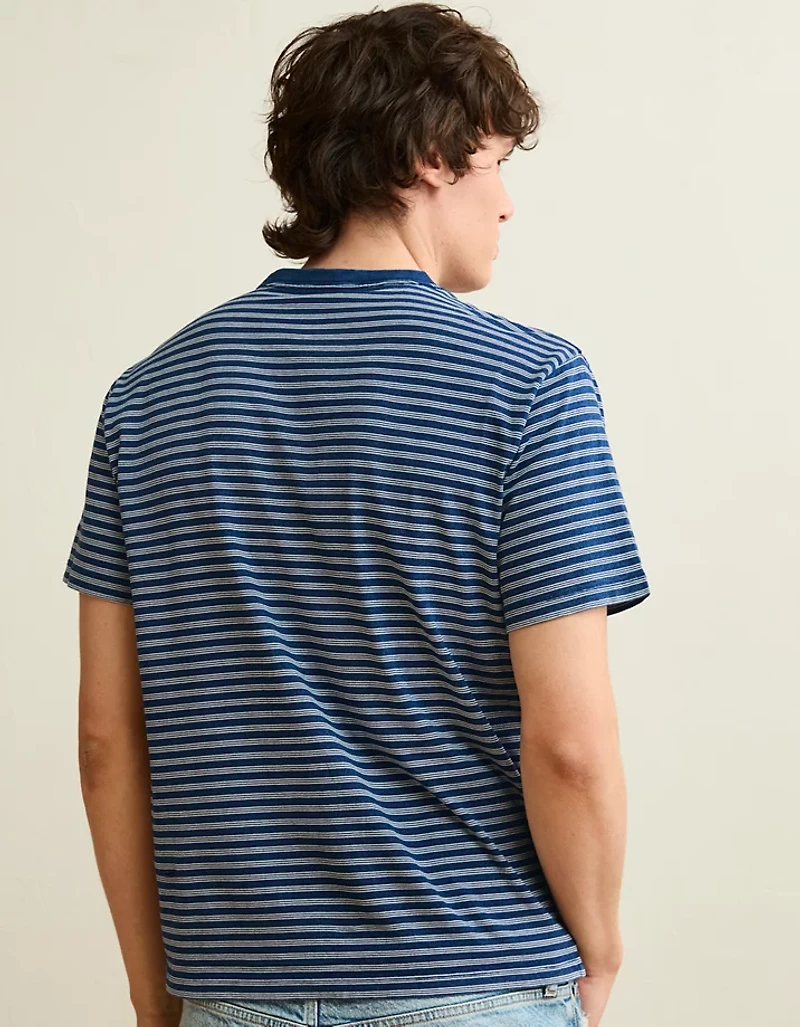 AE Standard Fit Indigo T-Shirt