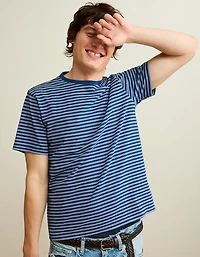 AE Standard Fit Indigo T-Shirt