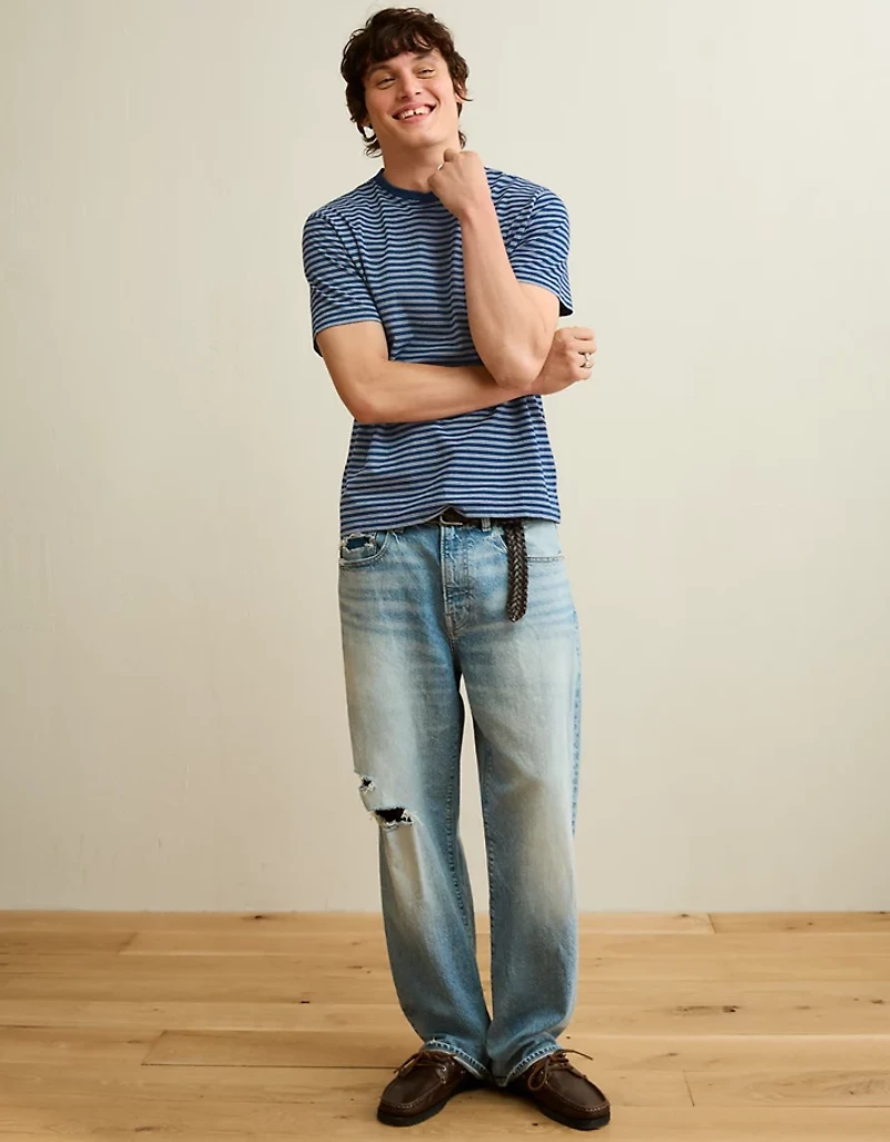 AE Standard Fit Indigo T-Shirt