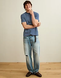 AE Standard Fit Indigo T-Shirt