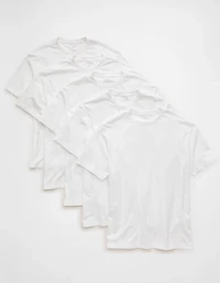 Emballage de 5 t-shirts coupe standard style déjà porté AE