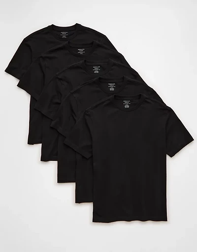 AE Standard Fit Lived-In T-Shirt 5-Pack