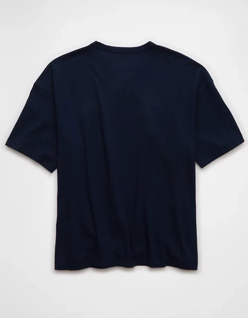 AE Boxy Linen-Blend T-Shirt