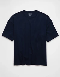 AE Boxy Linen-Blend T-Shirt