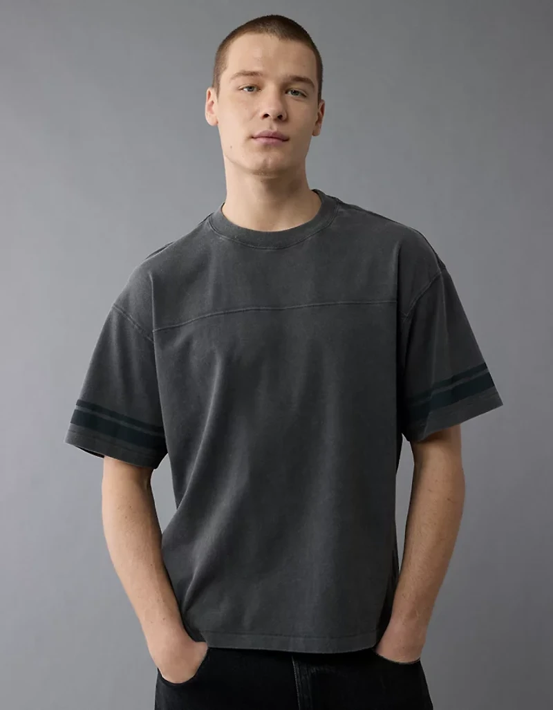 AE Boxy Sueded Football T-Shirt