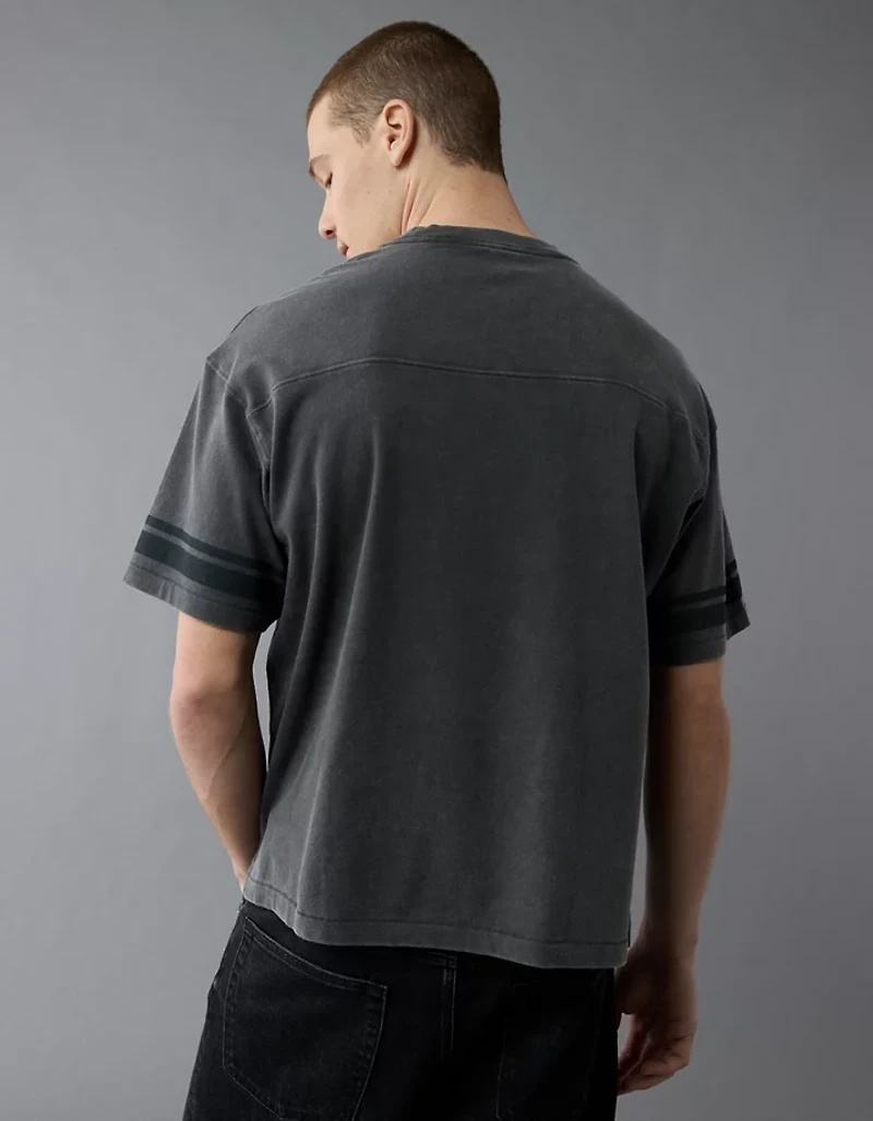 AE Boxy Sueded Football T-Shirt