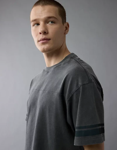 AE Boxy Sueded Football T-Shirt