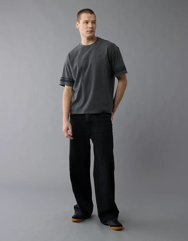 AE Boxy Sueded Football T-Shirt