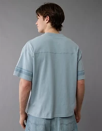 AE Boxy Sueded Football T-Shirt