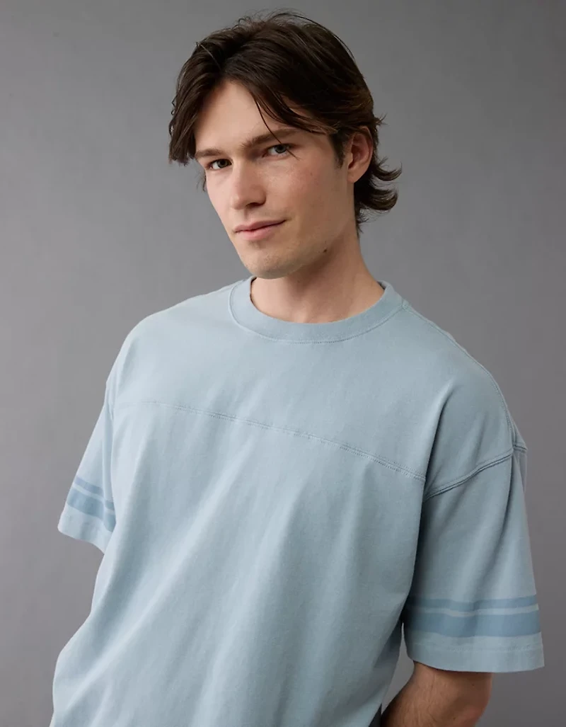 AE Boxy Sueded Football T-Shirt