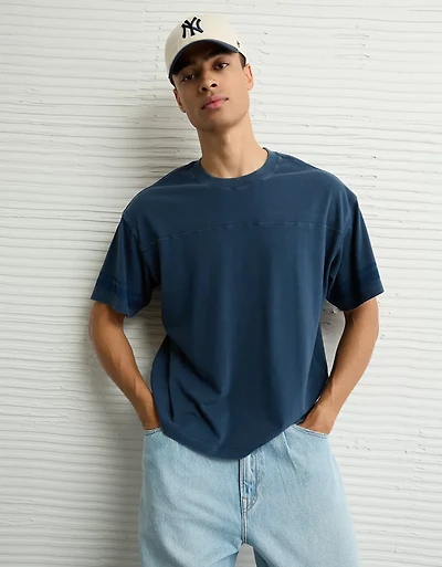 T-shirt de football droit en suède AE