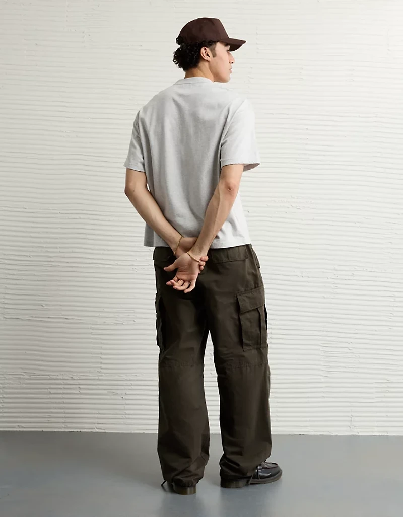 AE Boxy Fit Sueded Jersey T-Shirt