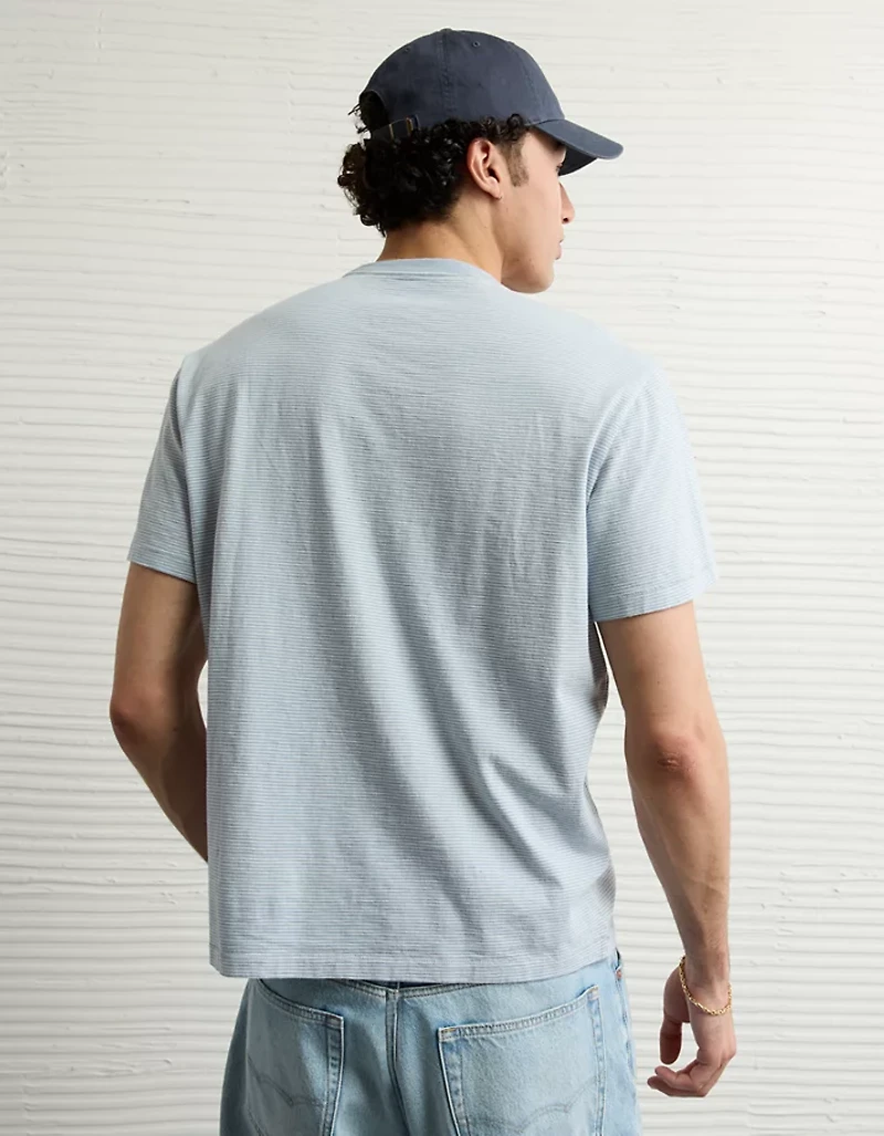 T-shirt rayé flammé AE