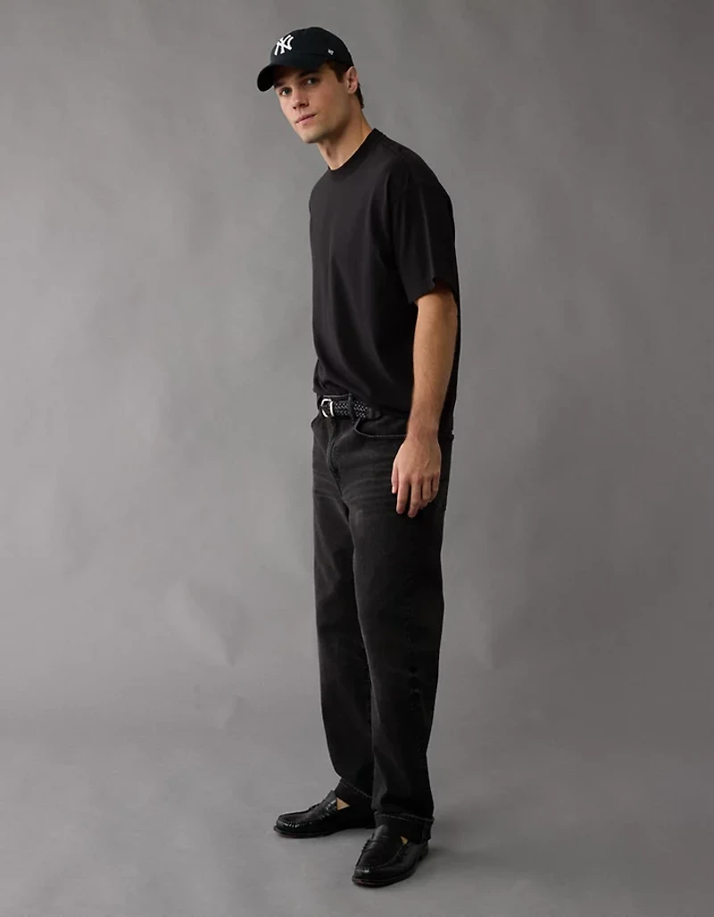 AE Boxy Fit Sueded Jersey T-Shirt