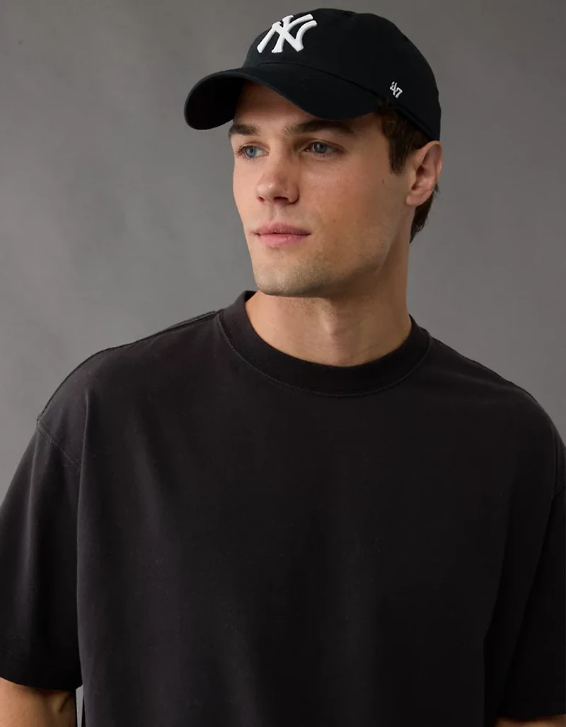 AE Boxy Fit Sueded Jersey T-Shirt