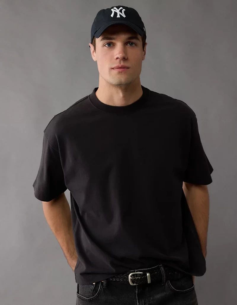 AE Boxy Fit Sueded Jersey T-Shirt