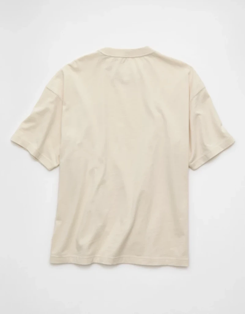 AE Boxy Fit Sueded Jersey T-Shirt