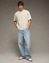 AE Boxy Fit Sueded Jersey T-Shirt