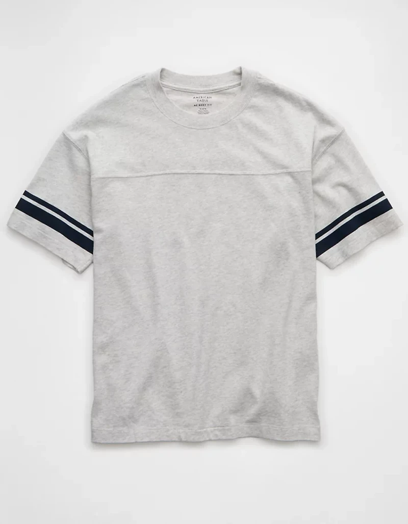 T-shirt de football droit en suède AE