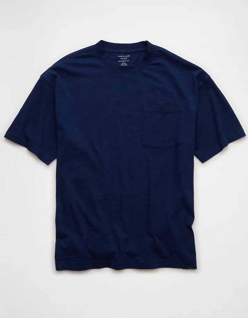 T-shirt droit indigo AE