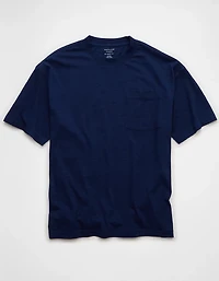 T-shirt droit indigo AE