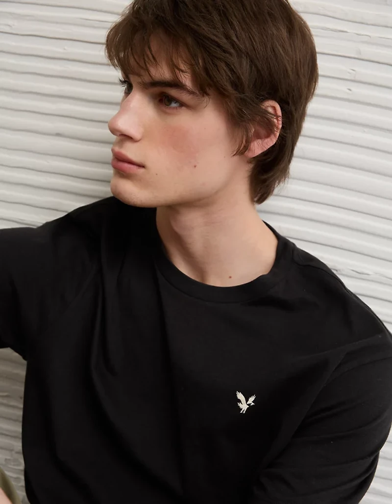 AE Standard Fit Lightweight Logo T-Shirt
