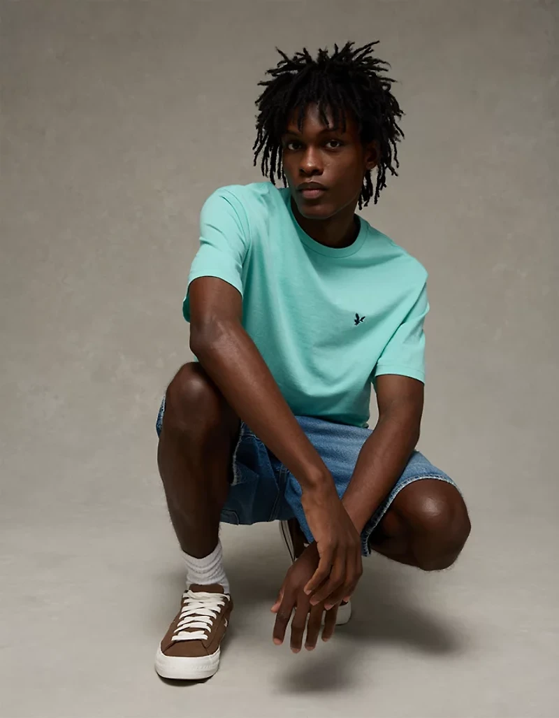 AE Standard Fit Lightweight Logo T-Shirt