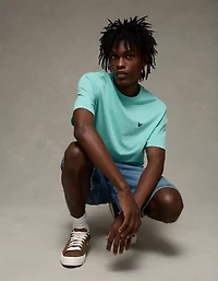 AE Standard Fit Lightweight Logo T-Shirt