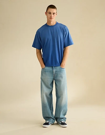 AE Boxy Fit Sueded Jersey T-Shirt
