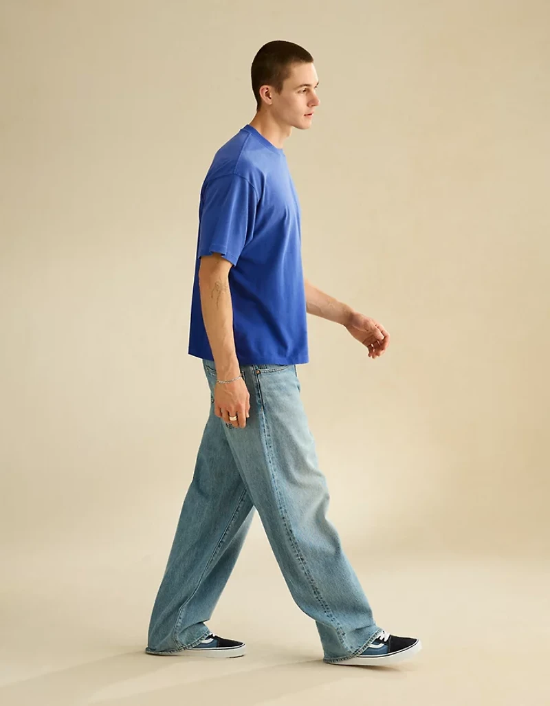 AE Boxy Fit Sueded Jersey T-Shirt
