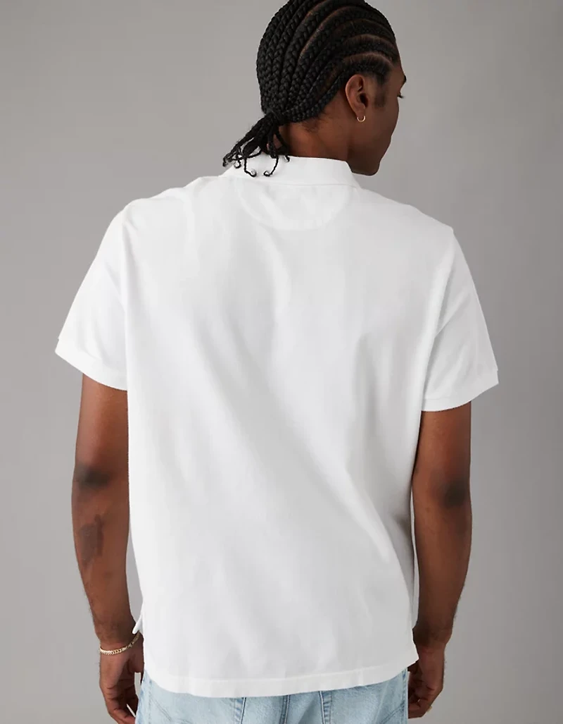 AE Lived-In Pique Polo Shirt