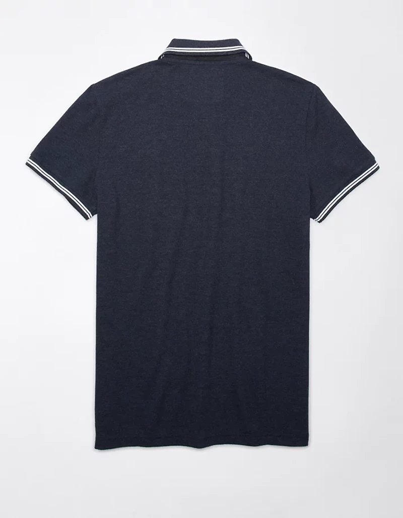 AE Lived-In Slim Fit Pique Polo Shirt