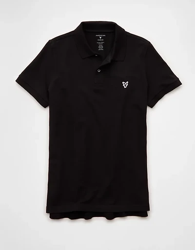 AE Lived-In Slim Fit Pique Polo Shirt