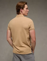 AE Lived-In Slim Fit Pique Polo Shirt