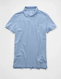 AE Lived-In Slim Fit Pique Polo Shirt