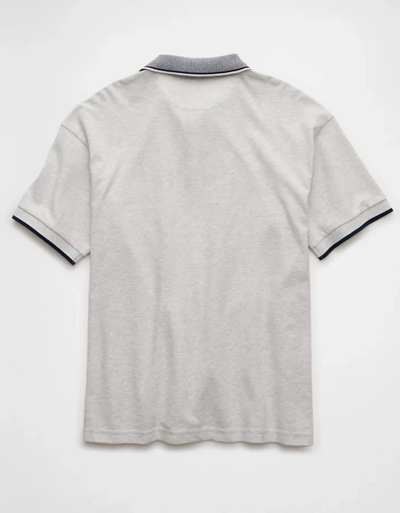 AE Boxy Stretch Pique Polo Shirt