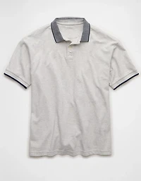 AE Boxy Stretch Pique Polo Shirt