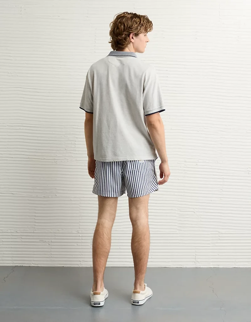 AE Boxy Stretch Pique Polo Shirt