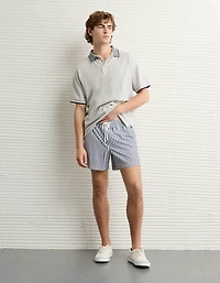 AE Boxy Stretch Pique Polo Shirt