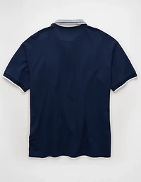 AE Boxy Stretch Pique Polo Shirt