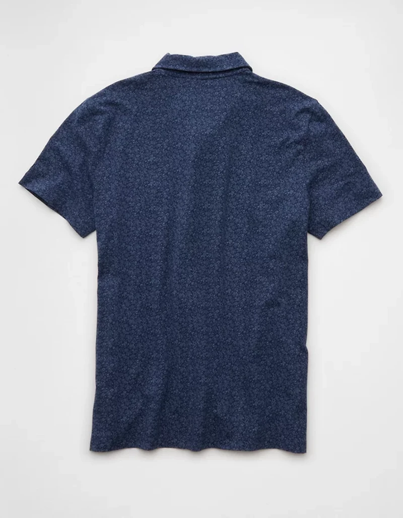AE 24/7 Club Logo Printed Polo Shirt